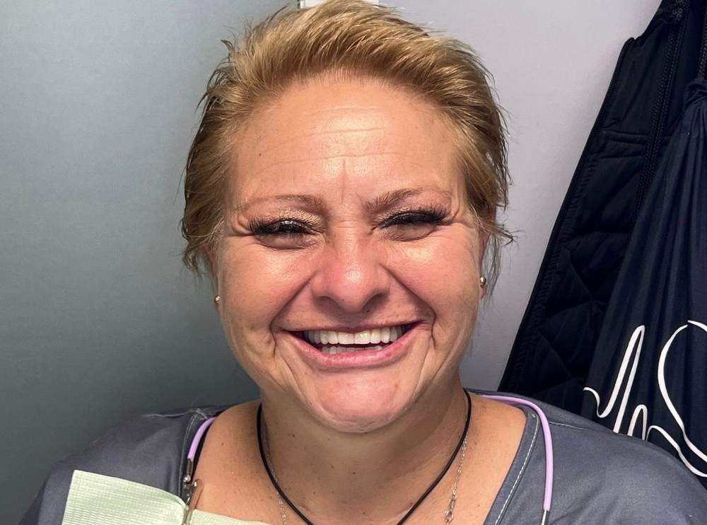 Johana después del procedimiento